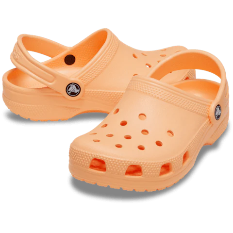 Crocs Kid's Classic Orange Clogs - Image 2