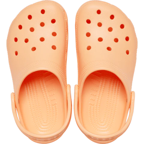 Crocs Kid's Classic Orange Clogs - Image 3