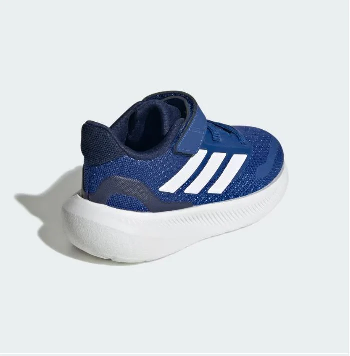 Adidas Kid's Runfalcon 5 Hook N' Loop Royal/White Running Shoes - Image 4