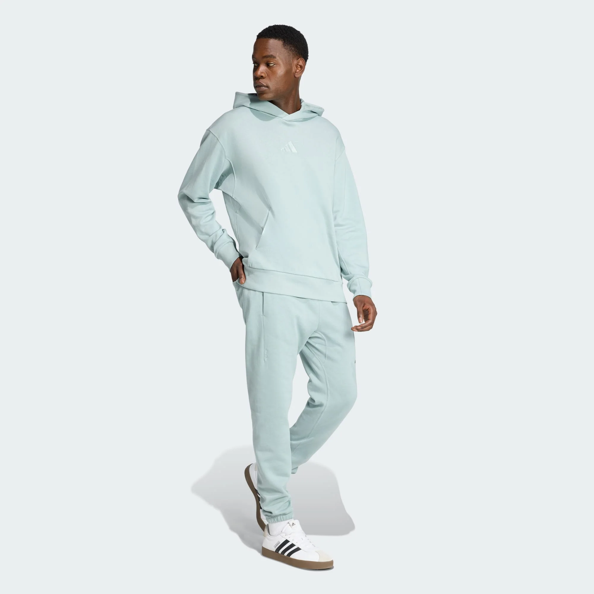 ADIDAS MEN'S ALL SZN FRENCH TERRY SAGE HOODIE - Image 5