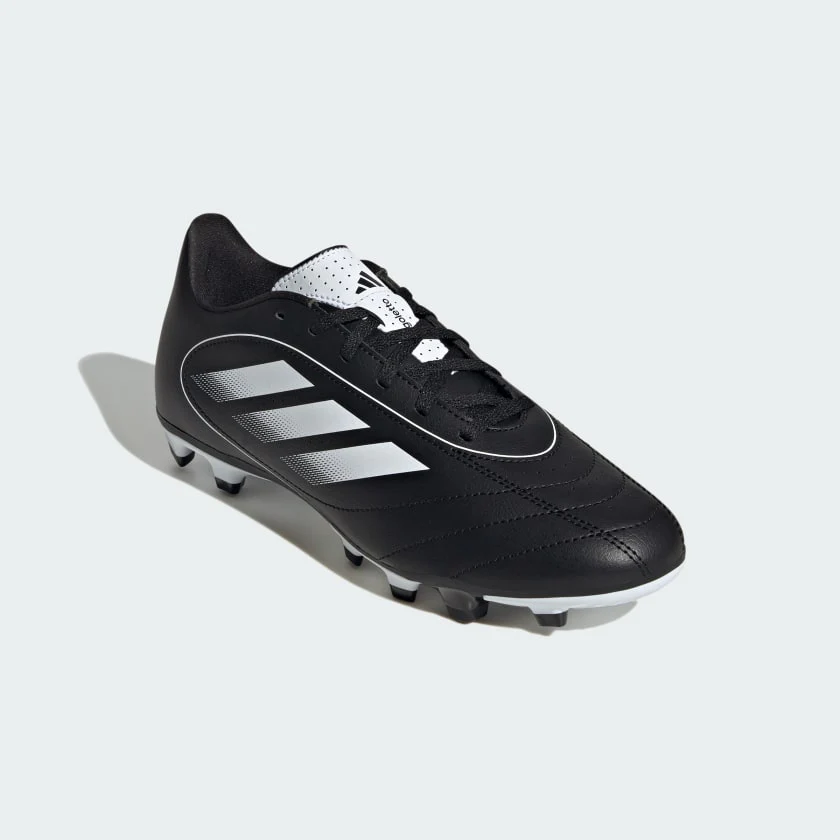 Adidas Men's Goletto Ix Black/White Football Shoes - Image 3