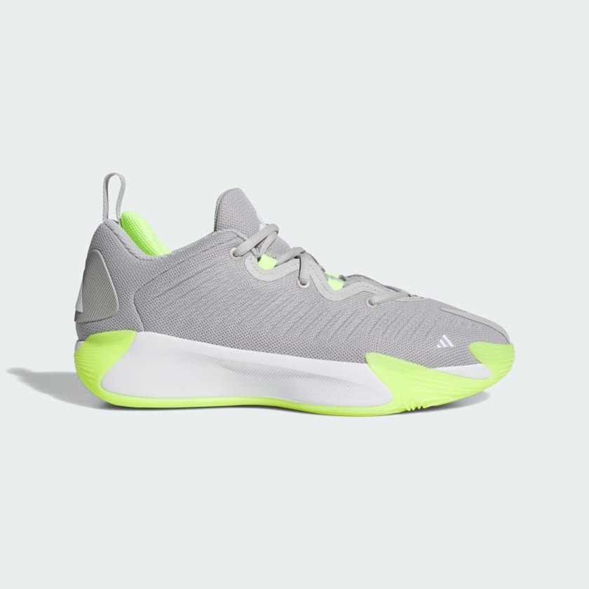 ADIDAS MEN'S INITIATION GREY/LEMON BASKETBALL SHOES