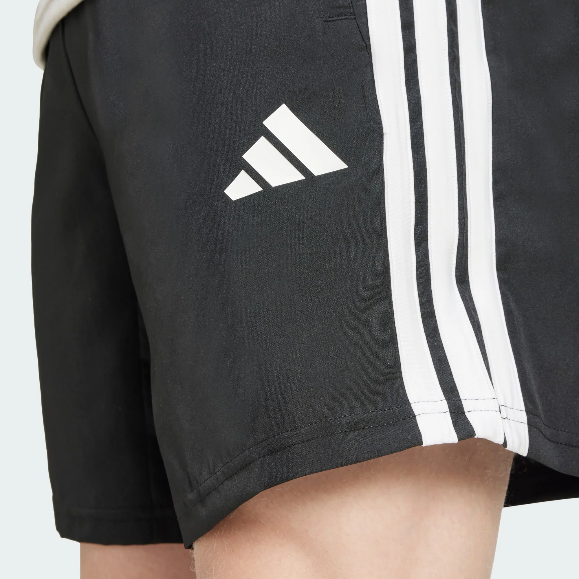 Adidas Men's Training Essentials 3-Stripes Woven Black Short - Image 5