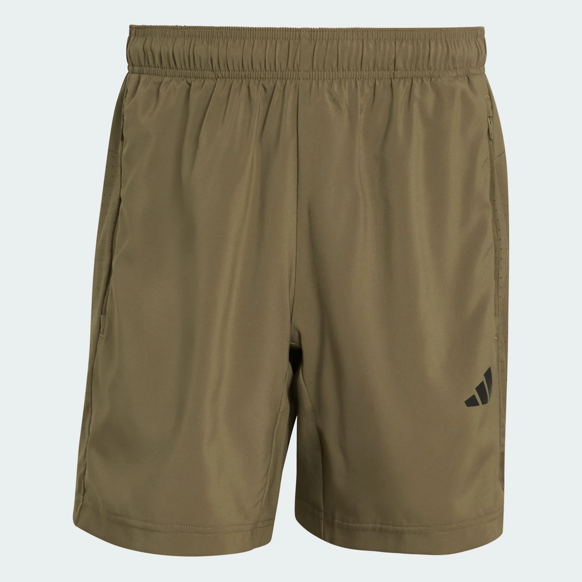 Adidas Men's Workout Essentials Base Woven 7" Olive Shorts - Image 2