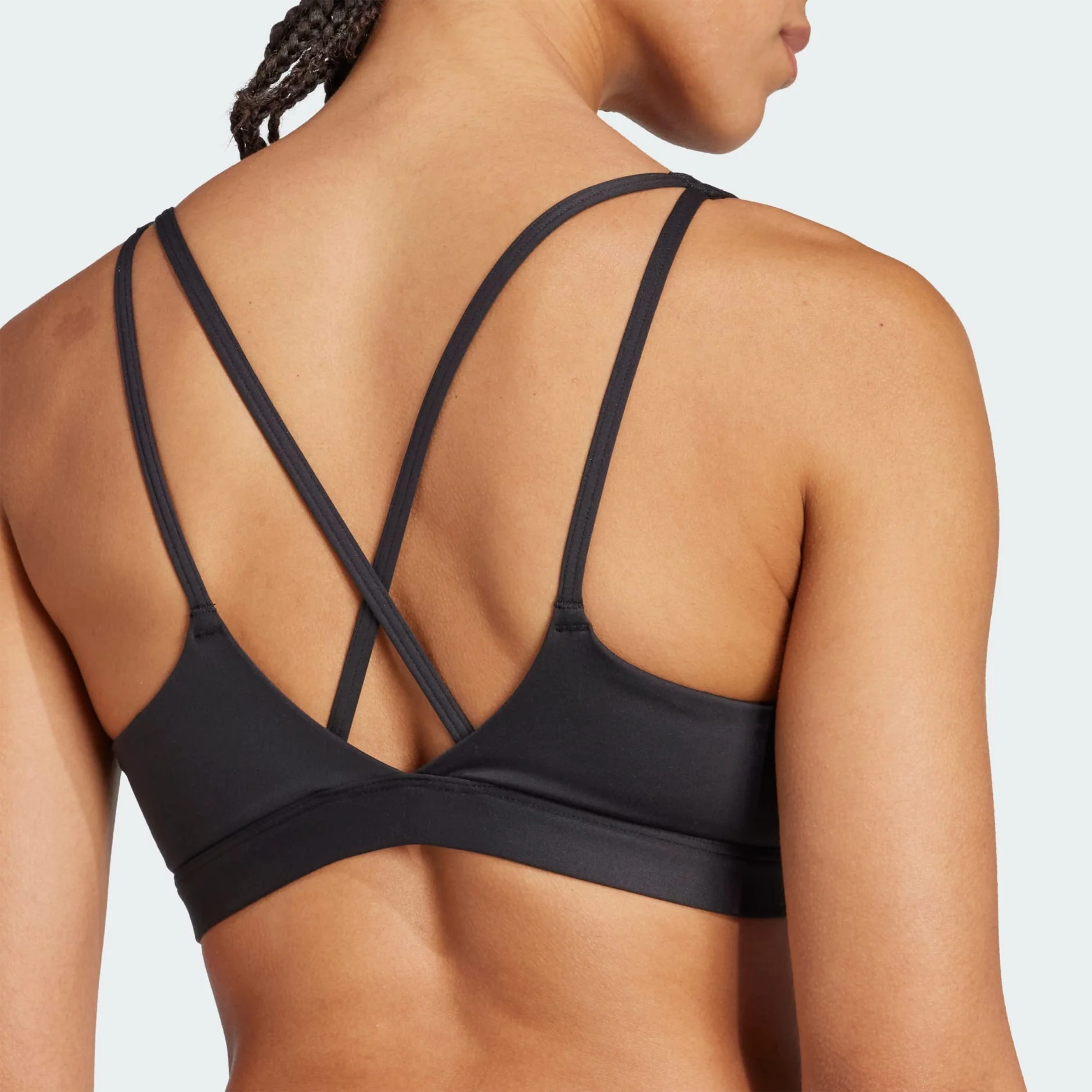 Adidas Women's All Me Essentials Medium Support Black Bra - Image 6