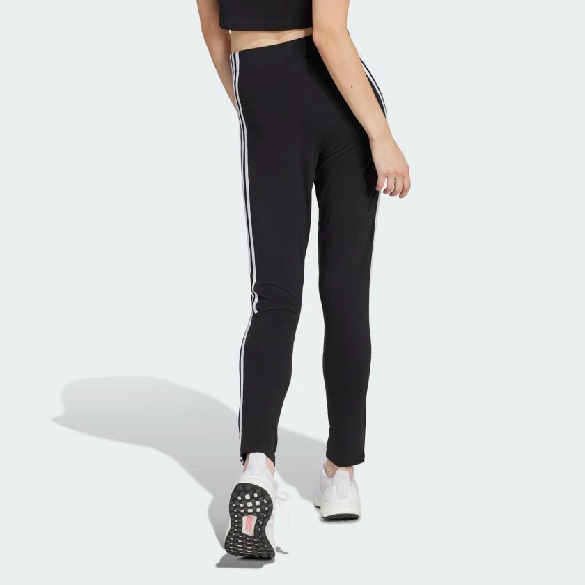 Adidas Women's Future Icons 3 Stripes Black Tight - Image 5