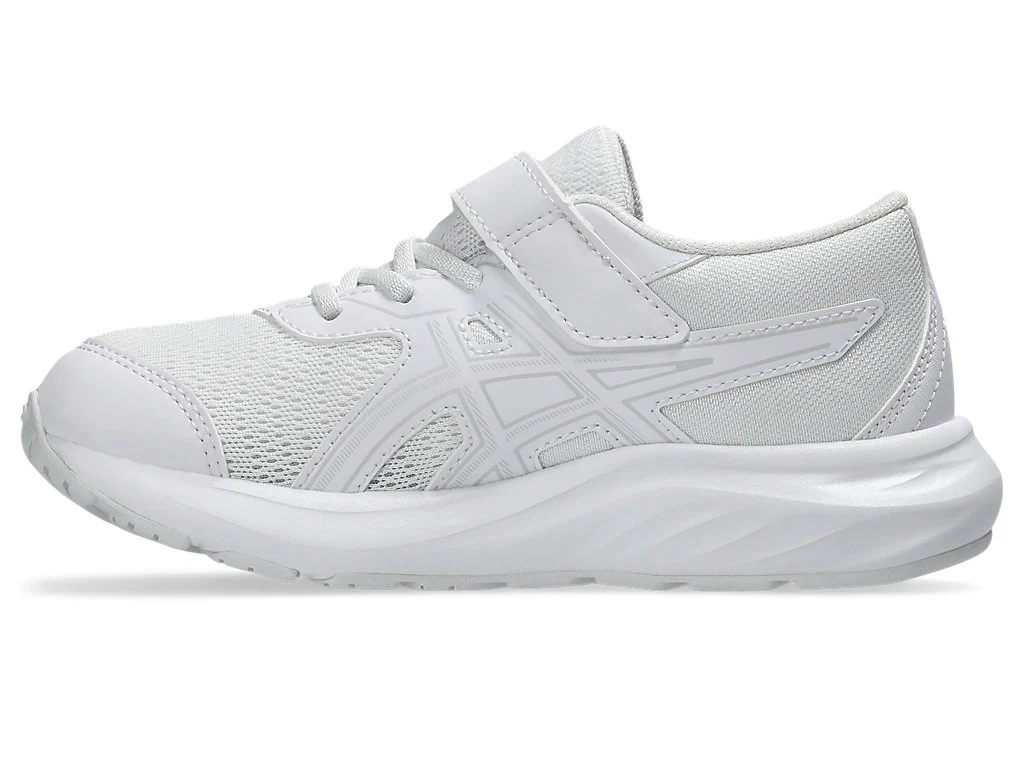 Asics Kid's Contend 9 Ps Triple White Running Shoes - Image 2