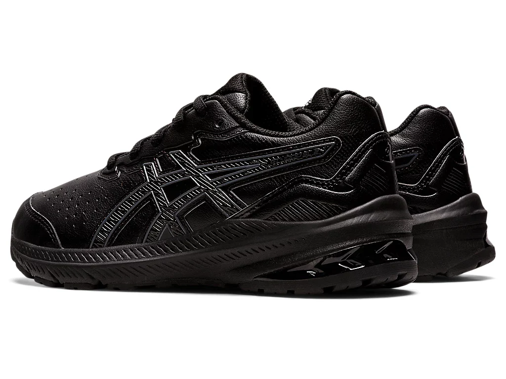 Asics Kid's Gt1000 Gs Triple Black Running Shoes - Image 5