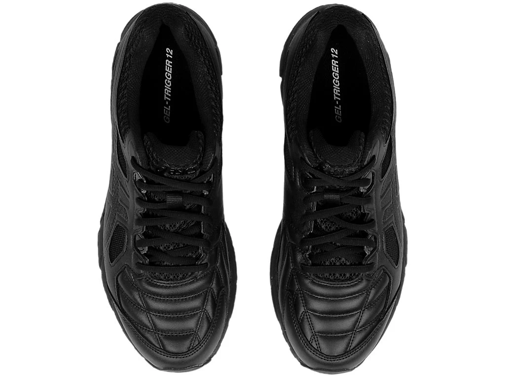 Asics Men's Gel Trigger 12 Triple Black Running Shoes - Image 4