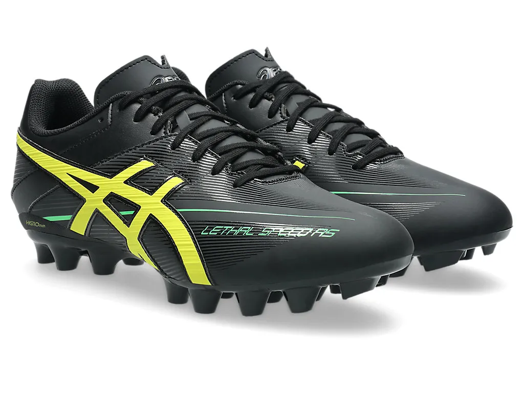 Asics Men's Lethal Speed Rs Black/Lemon Football Boots - Image 3