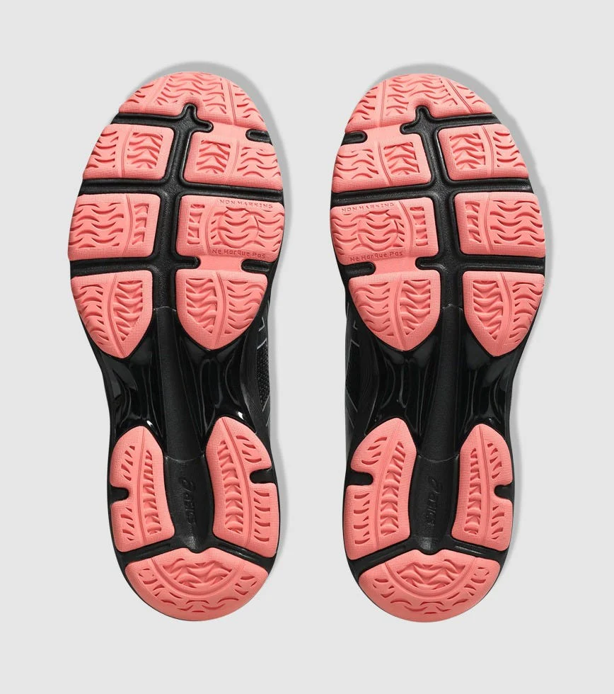 Asics Women's Gel-Netburner Academy 10 Black/Gravel Netball Shoes - Image 7