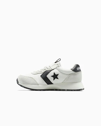 Converse Kid's Omega Trainer Hook N' Loop White/Black Shoes - Image 2