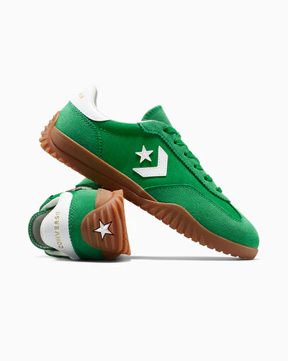 Converse Unisex Star Runner Green/White Sneaker Shoes - Image 6