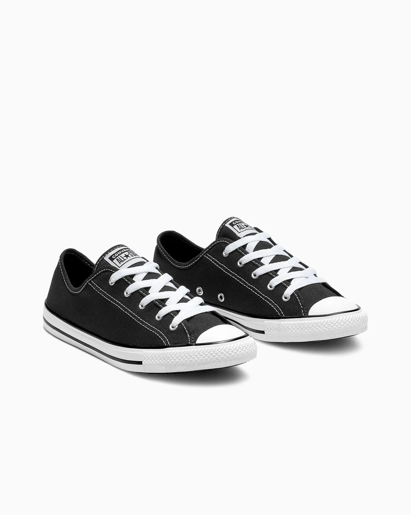 Converse Women's Chuck Taylor All-Star Danity Black/White Sneaker Shoes - Image 3