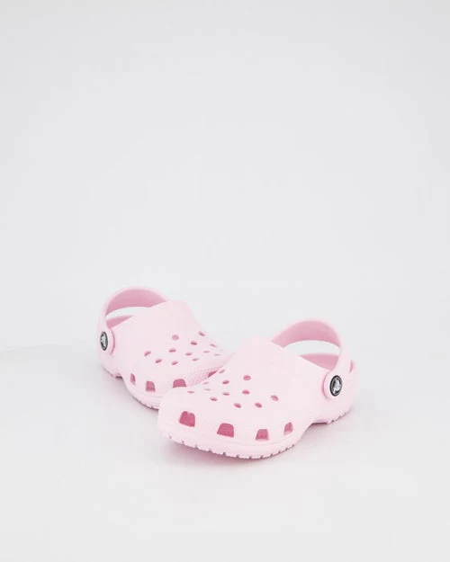 Crocs Kid's Classic Pink Milk Clogs - Image 5