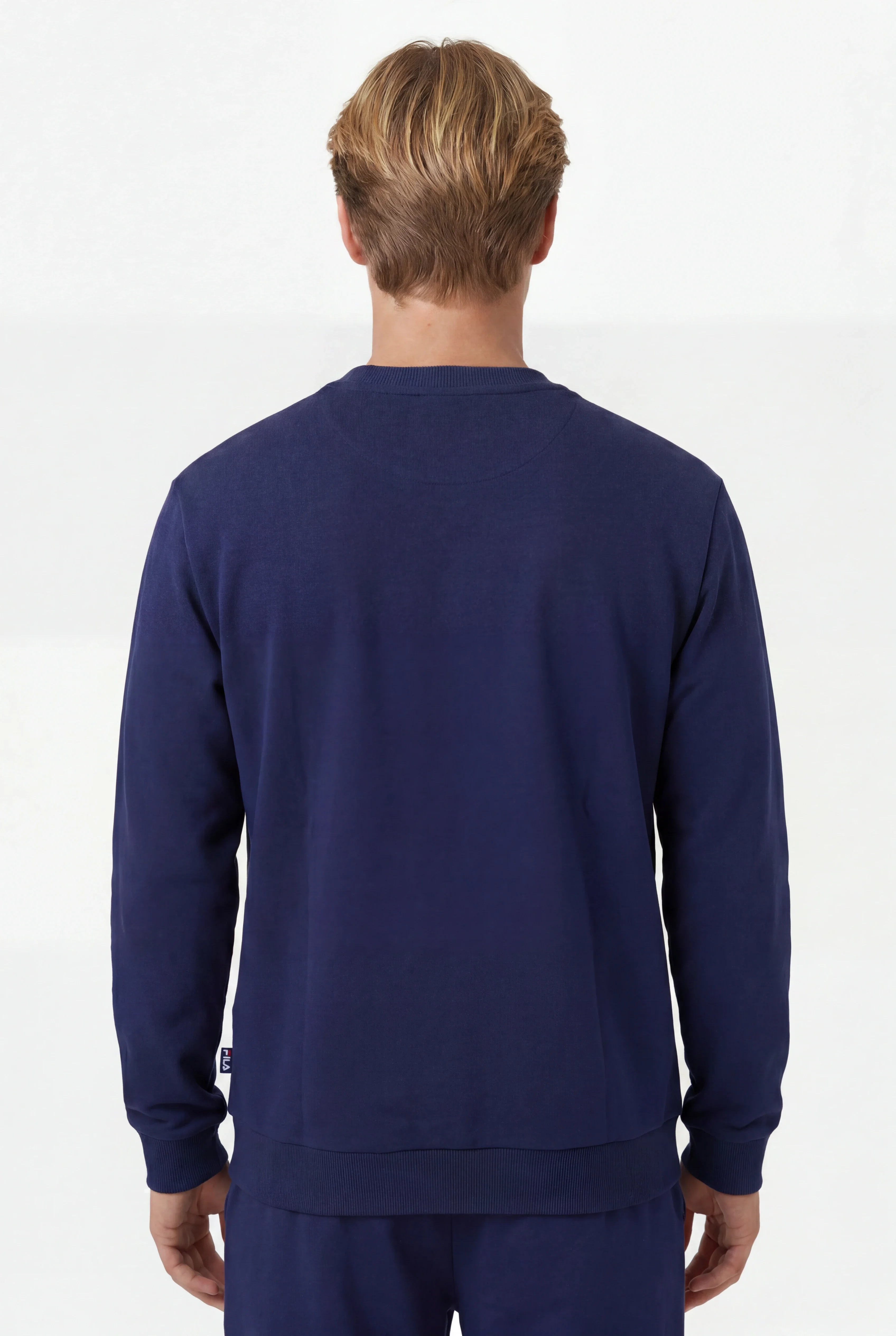 Fila Men's Byron Relaxed Crew Blue Sweatshirt - Image 2