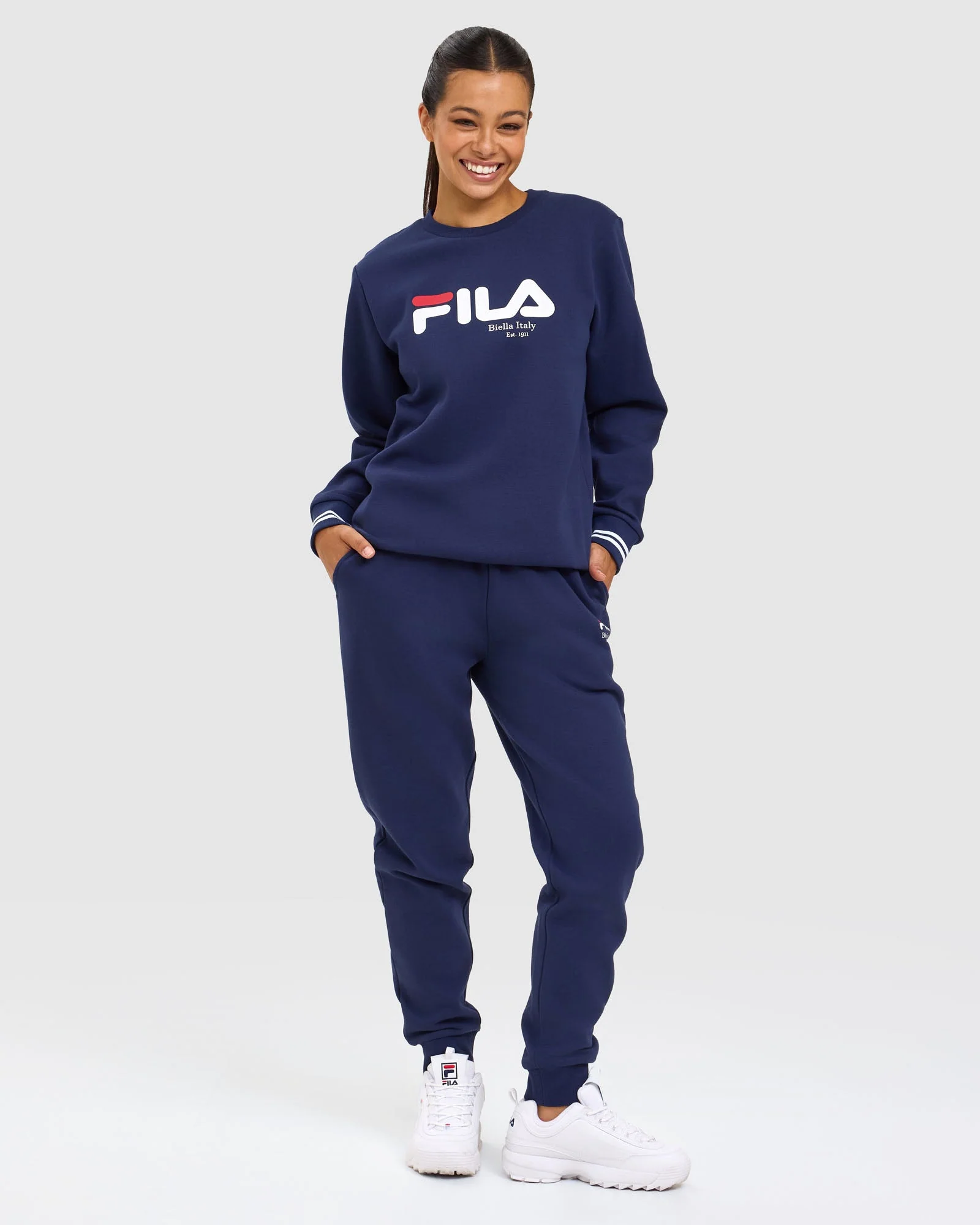 Fila Unisex Florence Navy Trackpants - Image 7