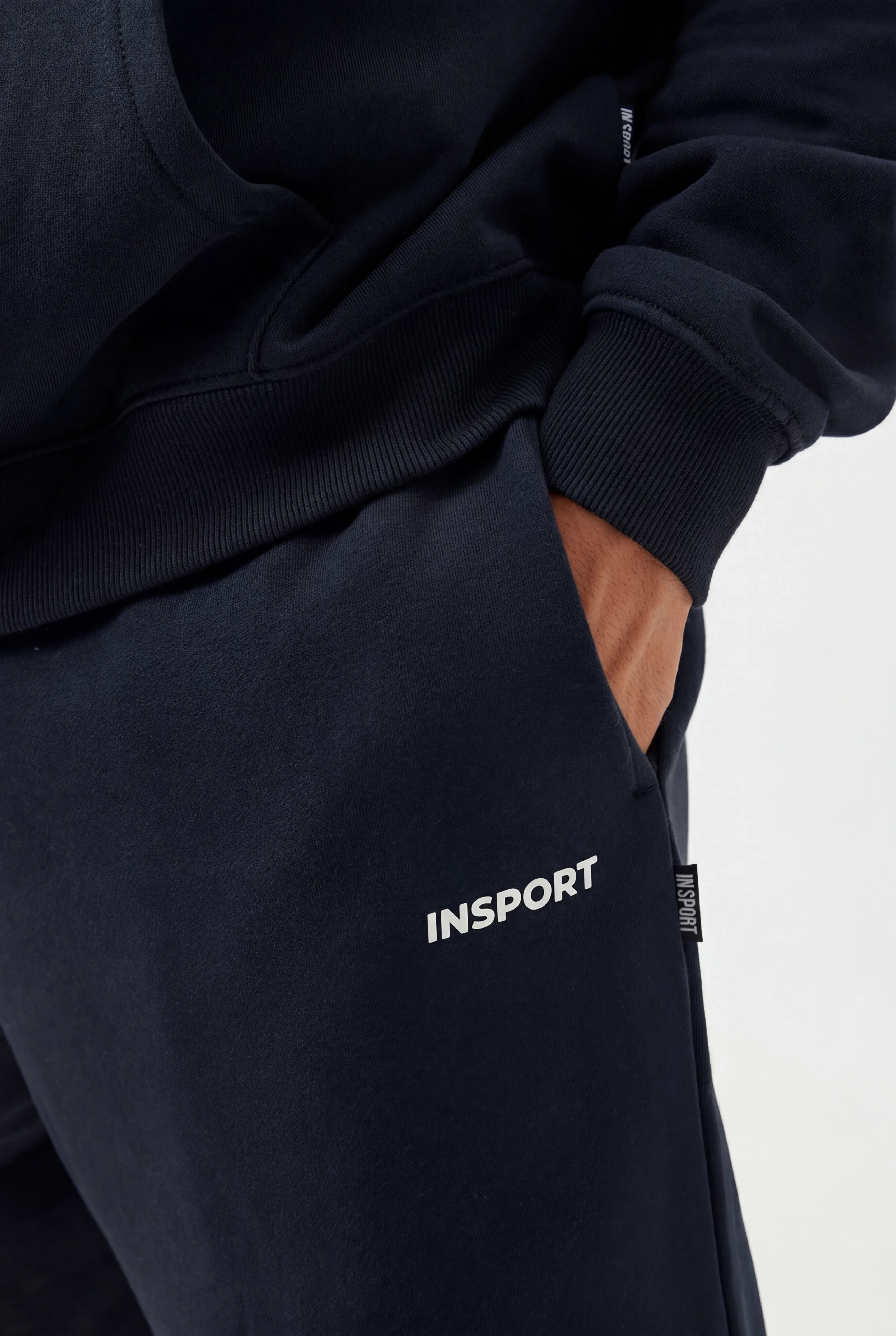 Insport Unisex Frankie Navy Pant - Image 2