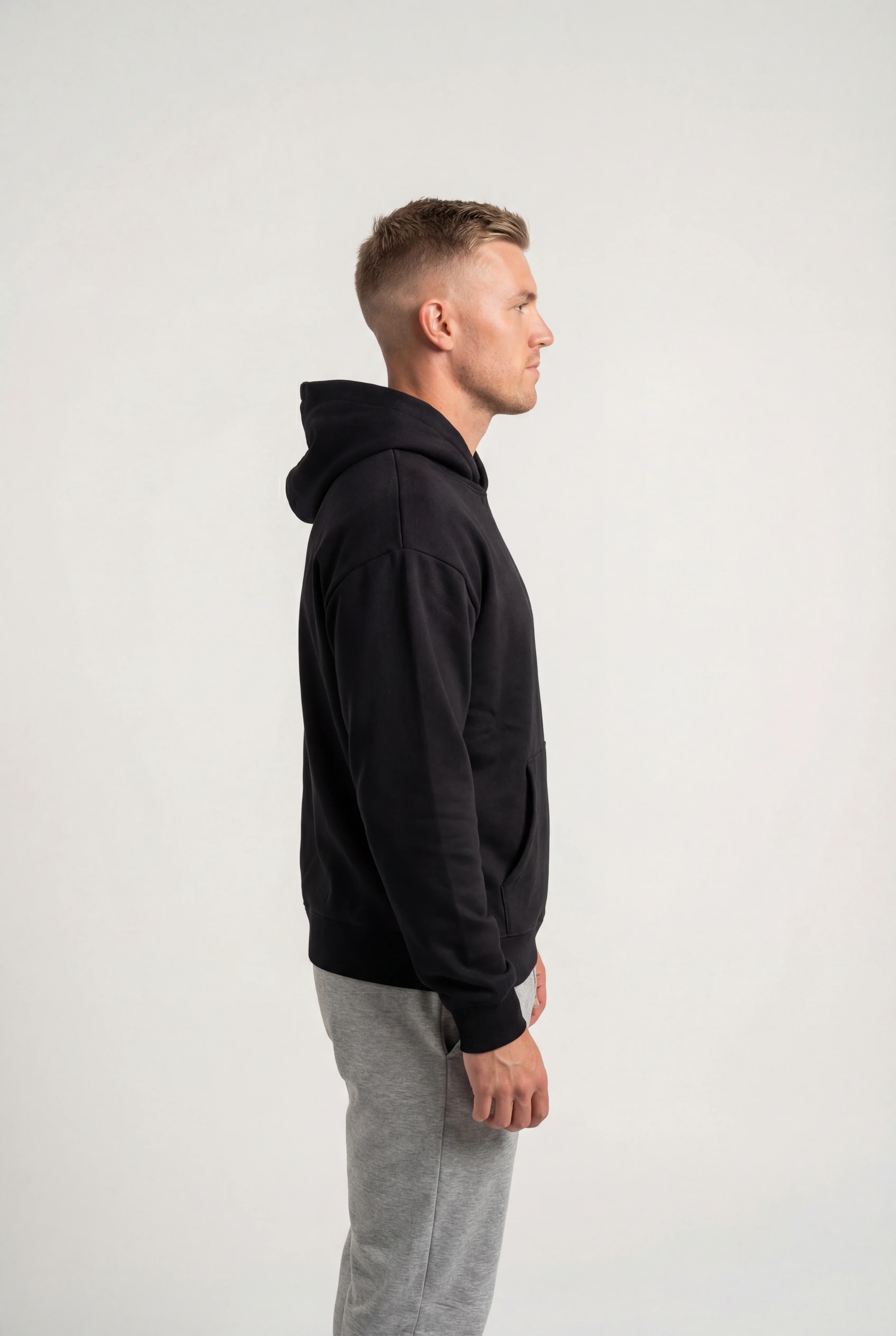 Insport Unisex Alaska Black Hoodie - Image 2