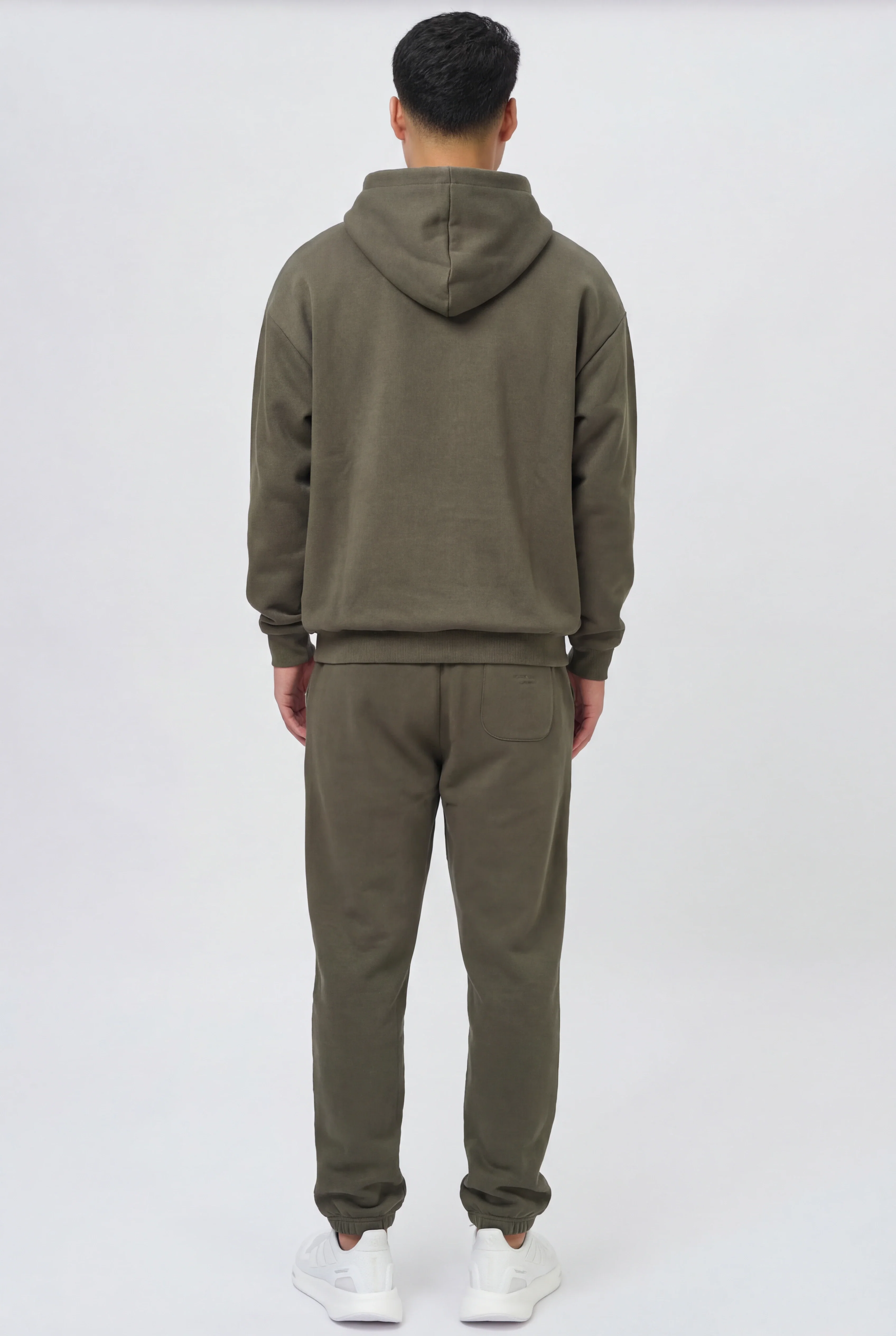 Insport Mens Denver Tech Moss Green Hood - Image 3