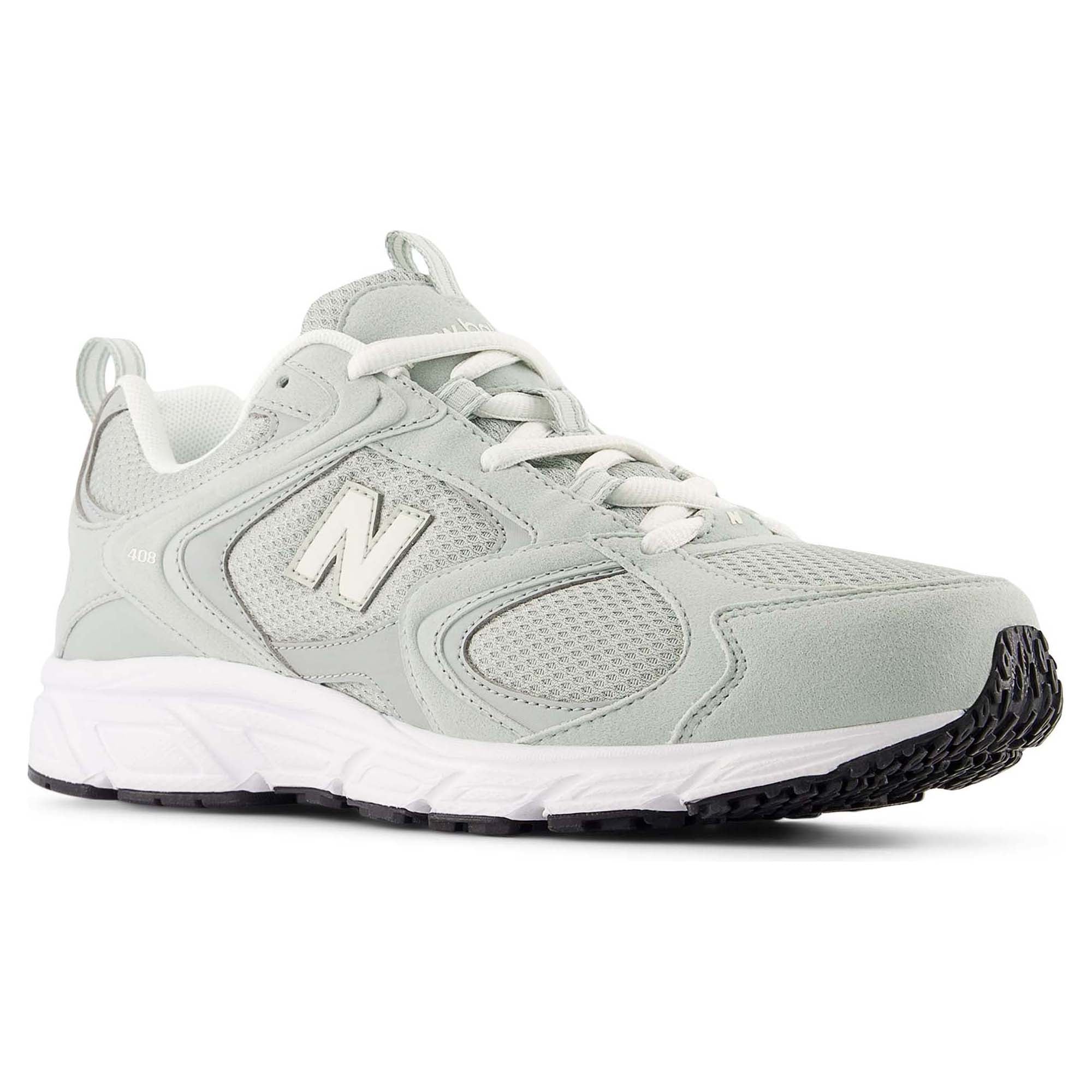 New Balance Men's 408 Grey/White Sneaker Shoes - Image 3