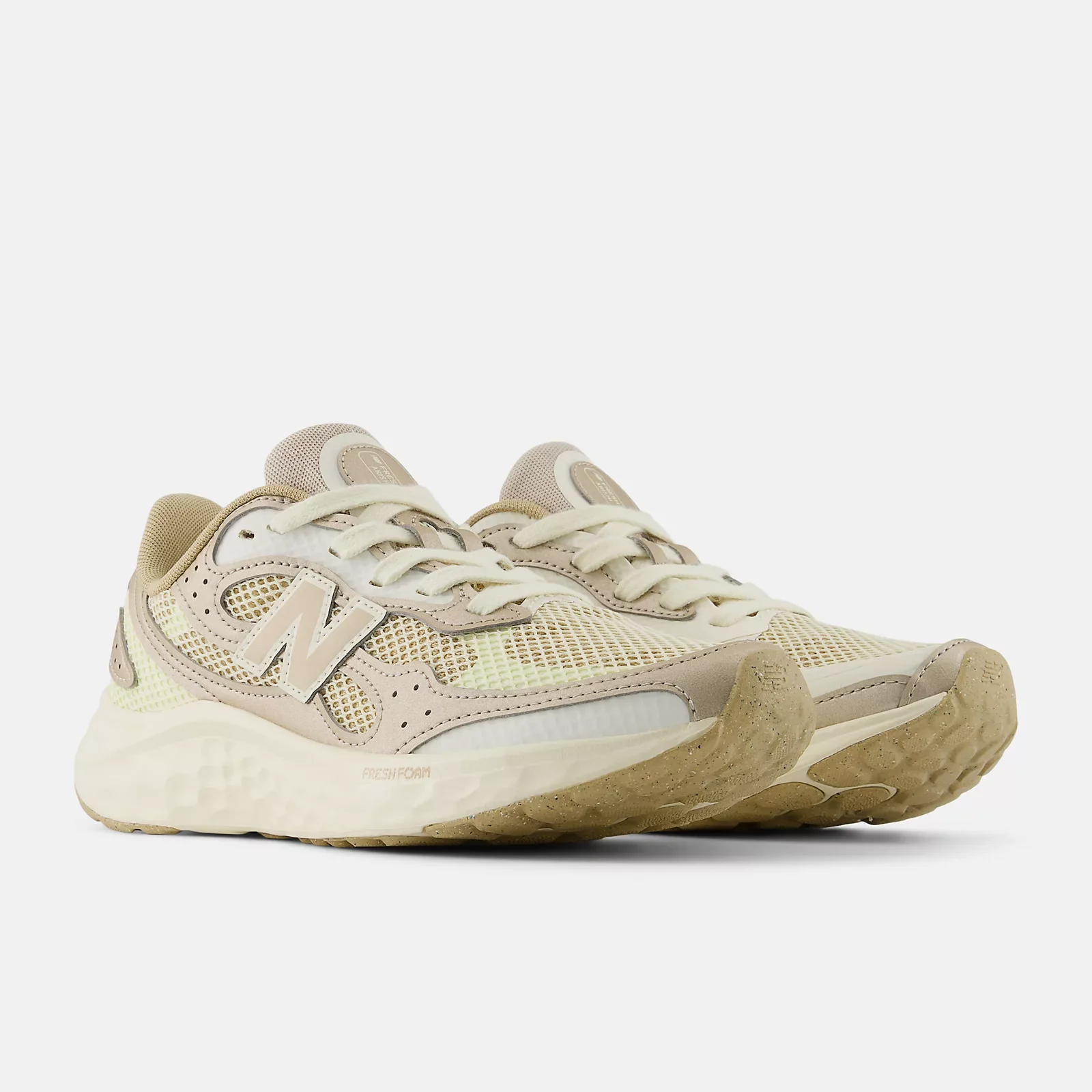 New Balance Women's Arishi Lux Beige Running Shoes - Image 3