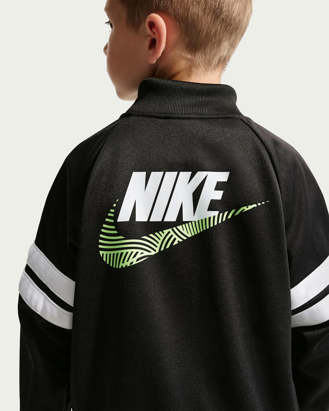 Nike Kid's In The Zone Oversized Black Tracksuit Set - Image 4