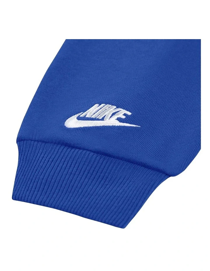 Nike Kid's Victory Lap French Terry Royal Blue Hoodie - Image 4