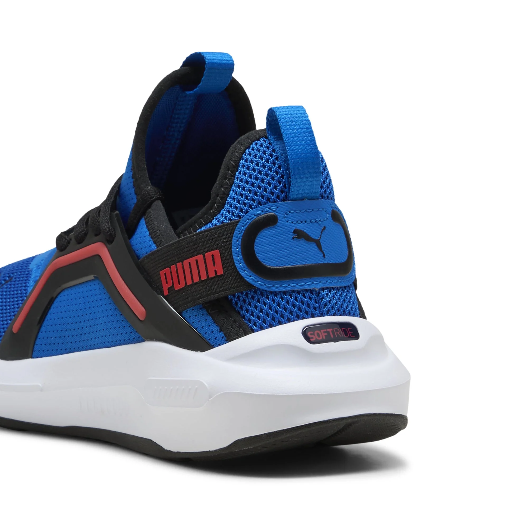 Puma Junior Softride Enzo Royal/Red Sneaker Shoes - Image 7