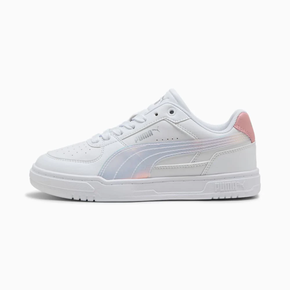 Puma Kid's Caven Iii Holo 2.0 White/Rose Sneaker Shoes - Image 2