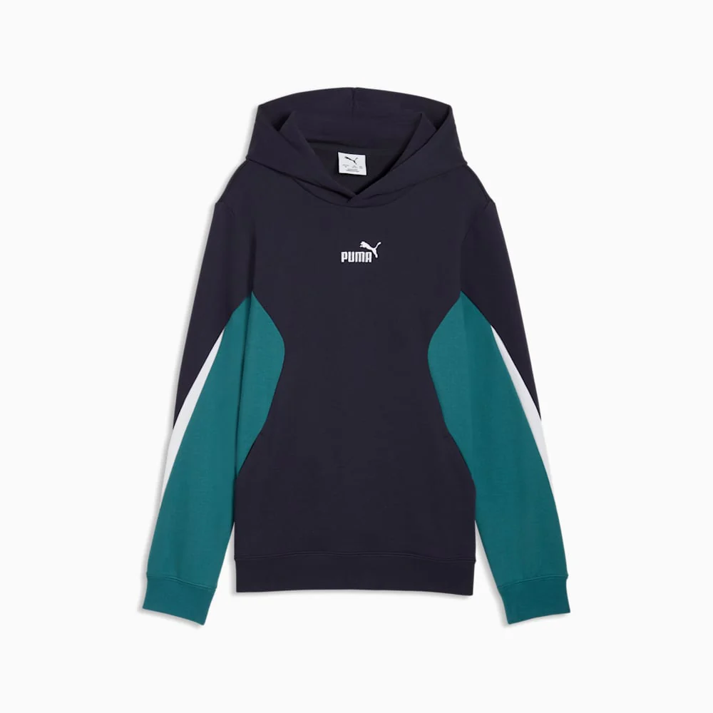 Puma Kid's Essentials Block Navy Hoodie - Image 2