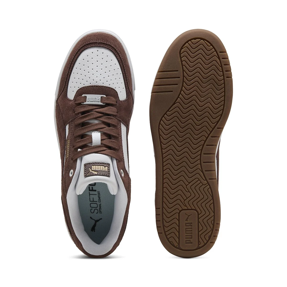 Puma Men's Caven 3.0 Brown/White Sneaker Shoes - Image 6