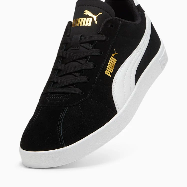 Puma Men's Club Ii Black/White Sneaker Shoes - Image 5