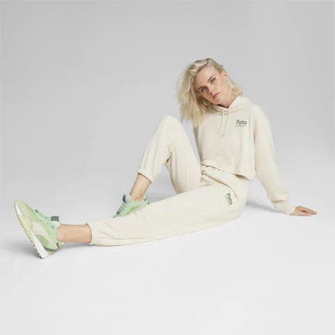 Puma Women's Team Relax White Pants - Image 2